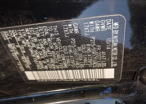 2015 Nissan Juke Sv z USA, uszkodzony, nr VIN JN8AF5MV3FT551993